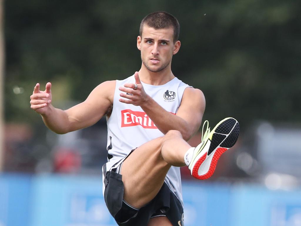 Nick Daicos is ramping up his preparation. Picture: David Crosling