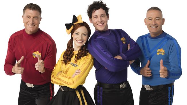 The Wiggles as they perform today.