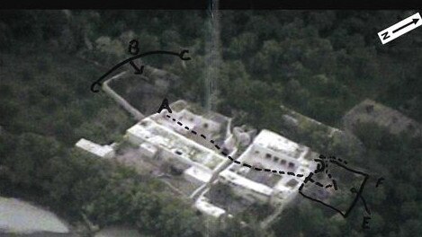 Drone imagery of the compound known as Whiskey 108, which was raided by SAS soldiers including Ben Roberts-Smith in 2009. Mr Roberts-Smith is accused of murdering Taliban at Whiskey 108, which he denies. Picture: Federal Court