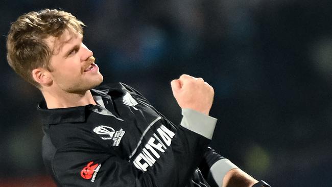 New Zealand's Lockie Ferguson. Picture: Money Sharma/AFP