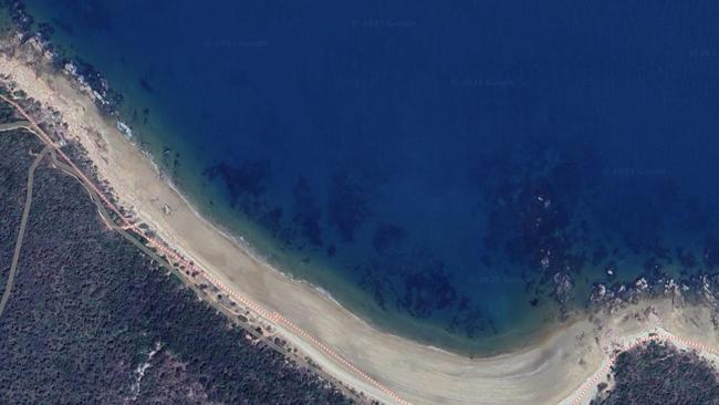 The location of a single-vehicle rollover on a beach in Eurimbula on July 15, 2023. Picture: Google Maps