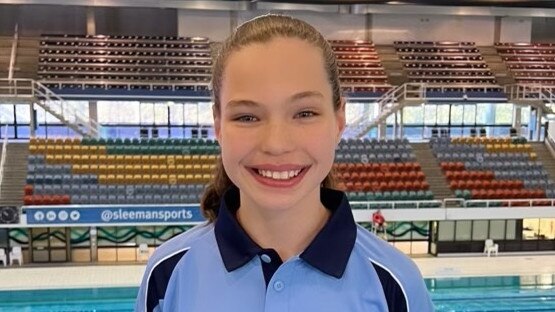 Young swimmer Sofia Bosso-Gardiner. Pic: Supplied