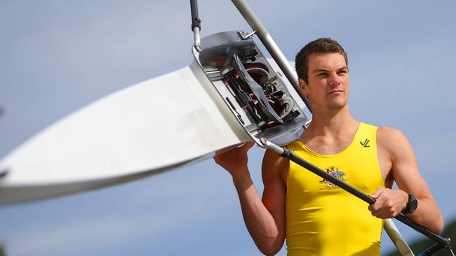 Killara rower Alex Purnell when a member of the under-23 Australian quad.