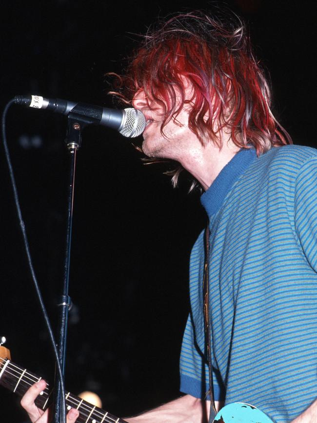 Nirvana’s Kurt Cobain performed at the first Big Day Out in Sydney 1992.