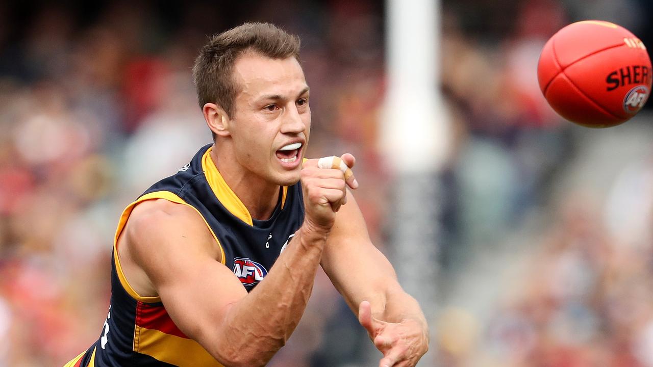 Crows defender Tom Doedee is on his way to Brisbane. Picture: Sarah Reed/Getty Images