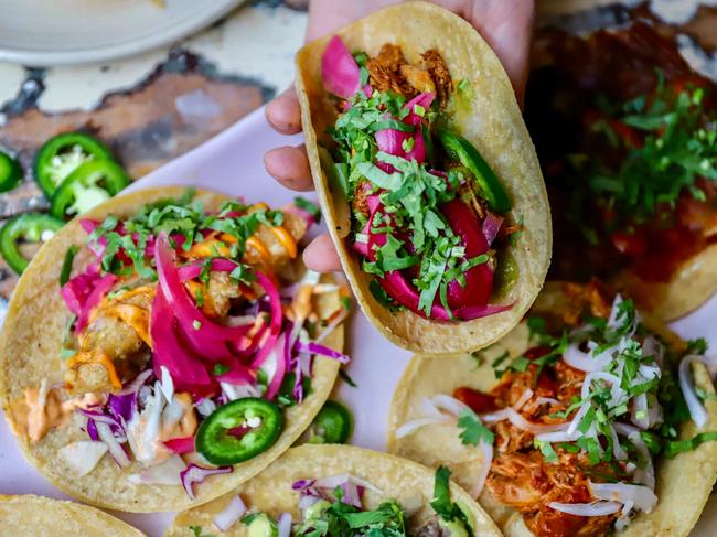 A selection of tacos at Chula. Picture: Jenifer Jagielski