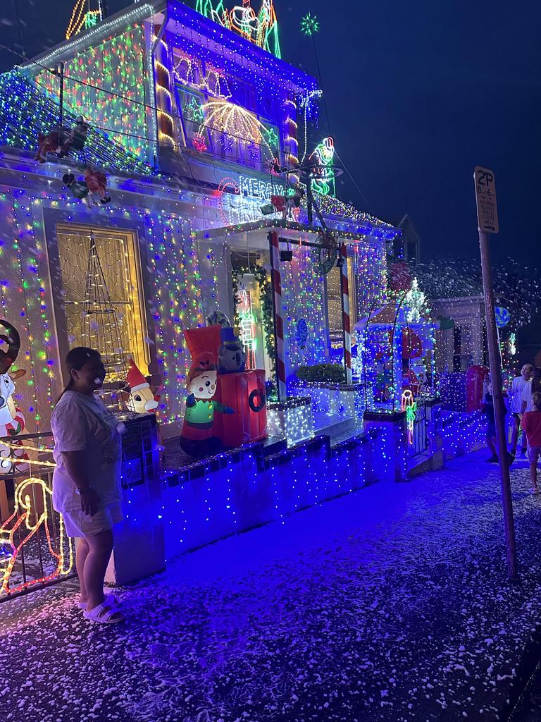 Giancarlo (Johnny) Rigoli Christmas display at West Hobart. Picture: Supplied