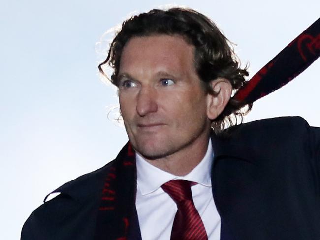 MELBOURNE, AUSTRALIA - JUNE 10: James Hird is seen during the 2022 AFL Round 13 match between the Essendon Bombers and the Carlton Blues at the Melbourne Cricket Ground on June 10, 2022 in Melbourne, Australia. (Photo by Michael Willson/AFL Photos via Getty Images)