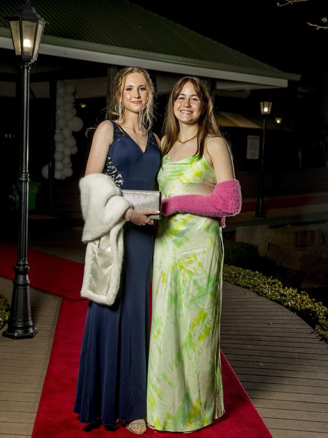 Formal for year 12 students from Emmanuel College. Vanessa Gluew and Ella Innes .Picture: Jerad Williams