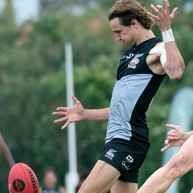 EFNL 2025: Mitcham recruit Lachie McBride topped the goalkicking playing for NZ in last year’s Pacific Cup. Picture: Supplied