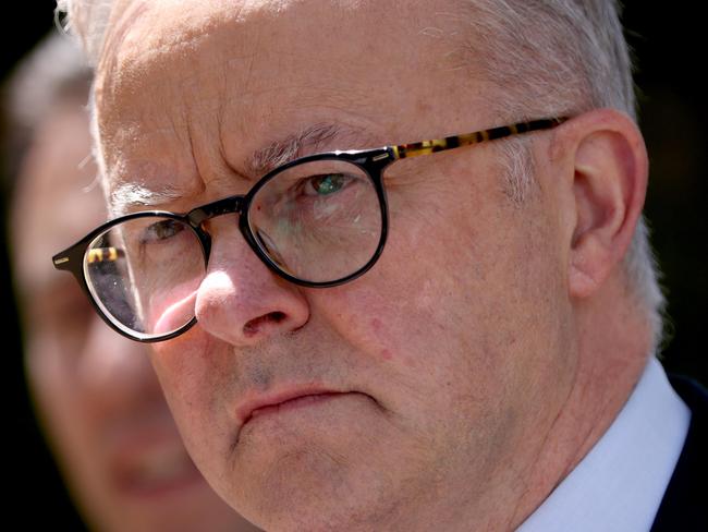 SYDNEY, AUSTRALIA - NewsWire Photos OCTOBER 28, 2022: The Prime Minister Anthony Albanese pictured at a press conference in Parramatta.Picture: NCA NewsWire / Damian Shaw