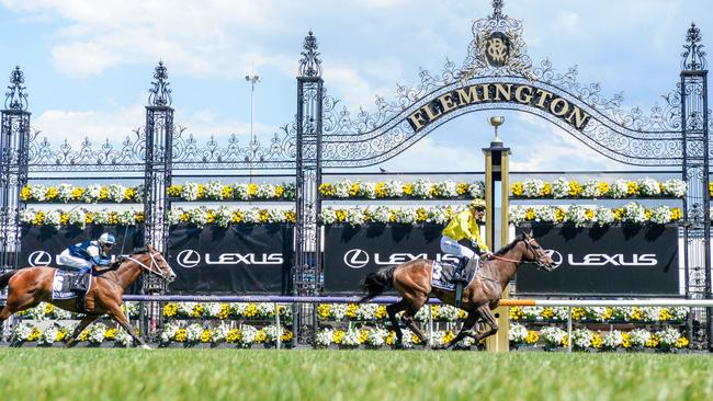 What a win. Photo by Brett Holburt/Racing Photos via Getty Images