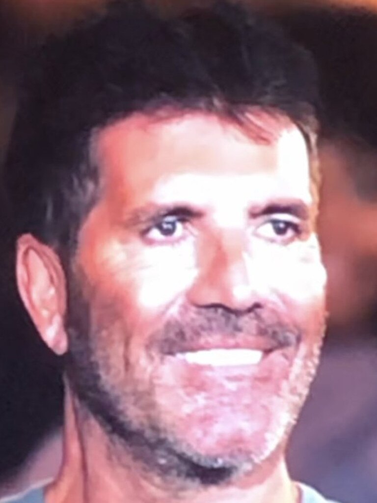 The new-look Cowell on screen.