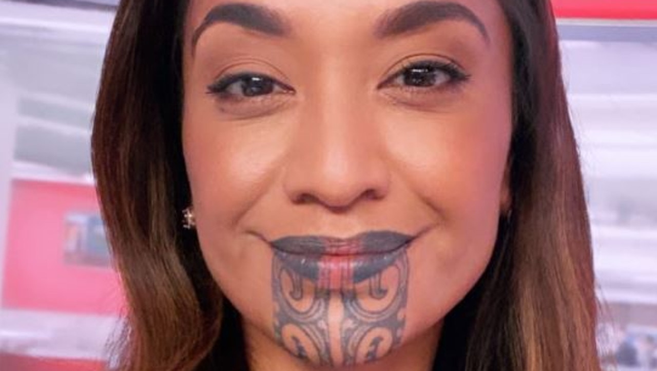 The angry viewer claimed Ms Kaipara’s moko was “aggressive looking” and “offensive”. Picture: Instagram