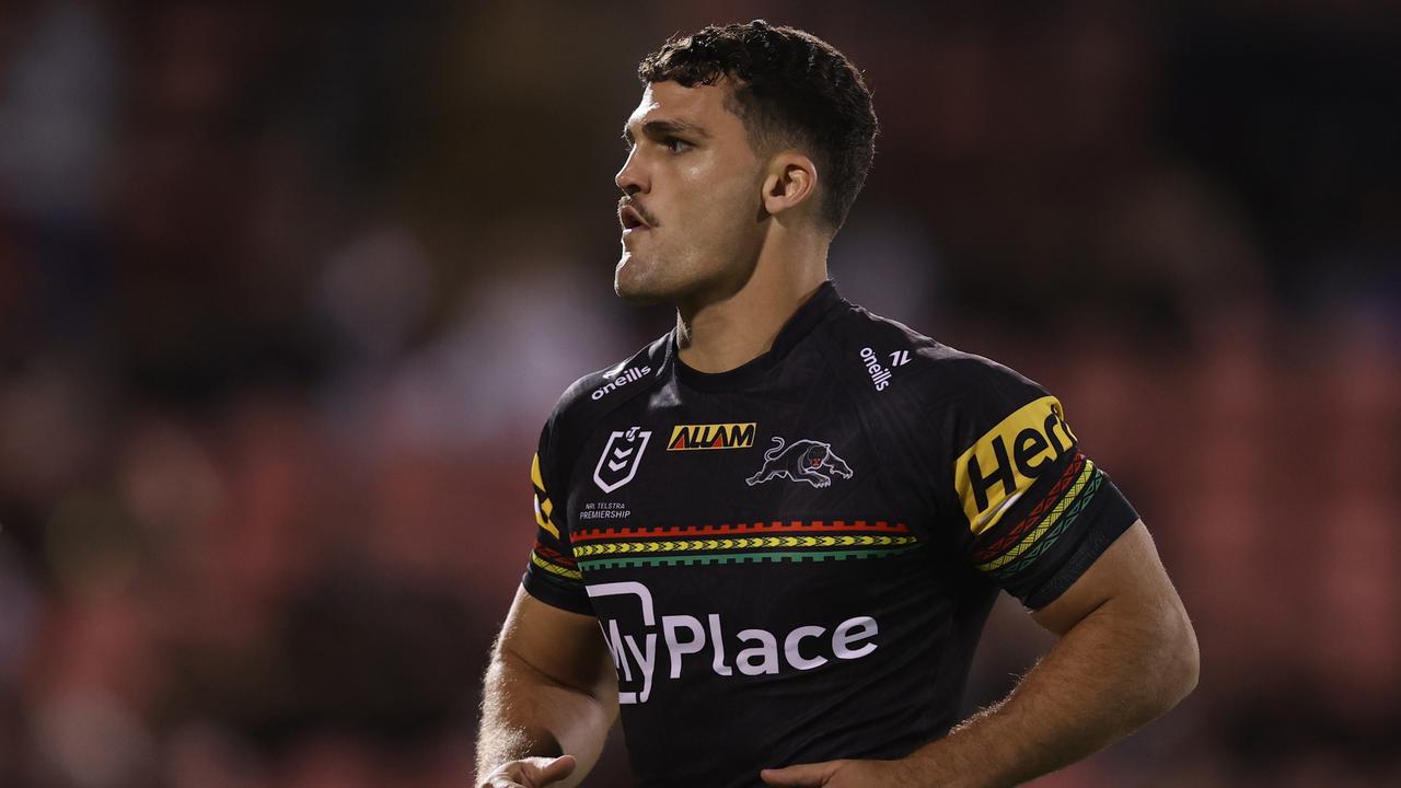 The Panthers could be without Nathan Cleary for another week after the star playmaker suffered a minor setback in his recovery. Picture: Jason McCawley/Getty Images