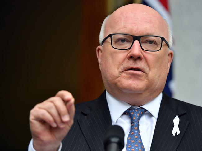 High Commissioner to the UK George Brandis said the Australian government is doing everything they can to fight errorism. Picture: AAP