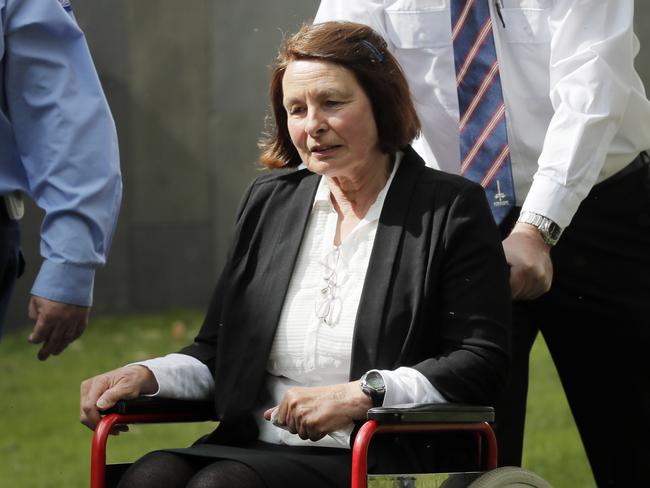 Convicted murderer Sue Neill-Fraser leaves the Supreme court.  Picture: RICHARD JUPE