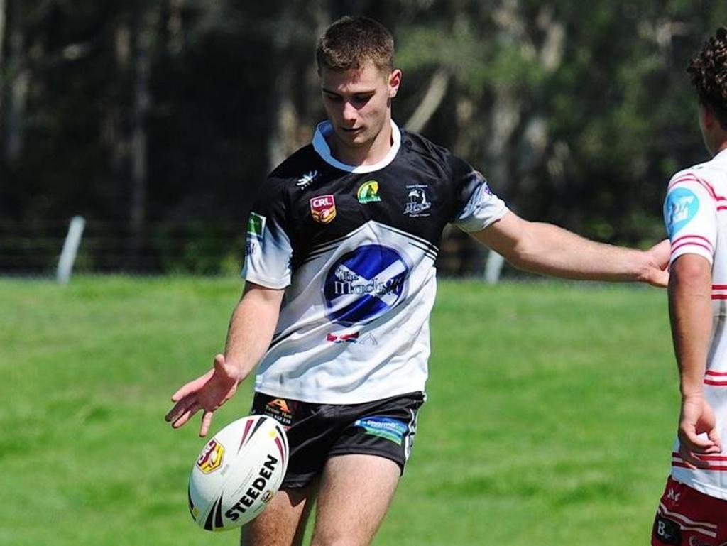 Lower Clarence Magpies youngster Cooper Many.