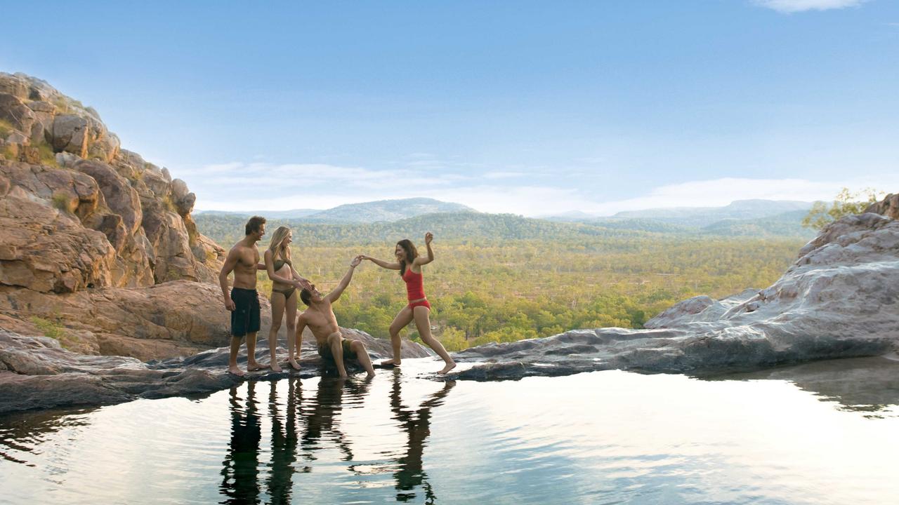 Gunlom Falls in Kakadu National Park are now closed. Picture: Supplied/ Peter Eve