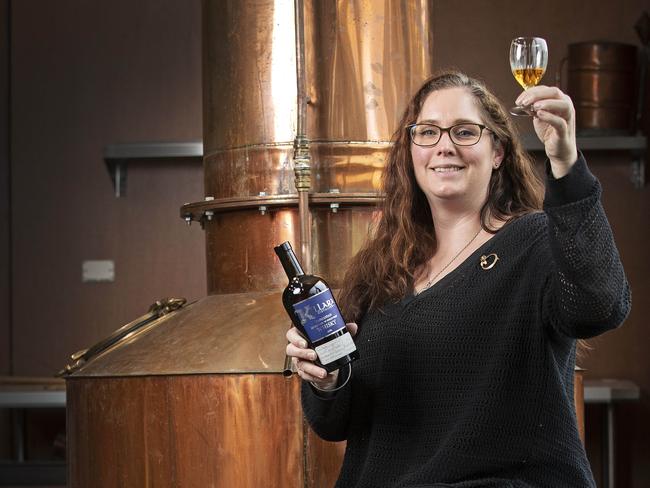 Killara Distillery owner and distiller Kristy Lark-Booth. Picture: CHRIS KIDD