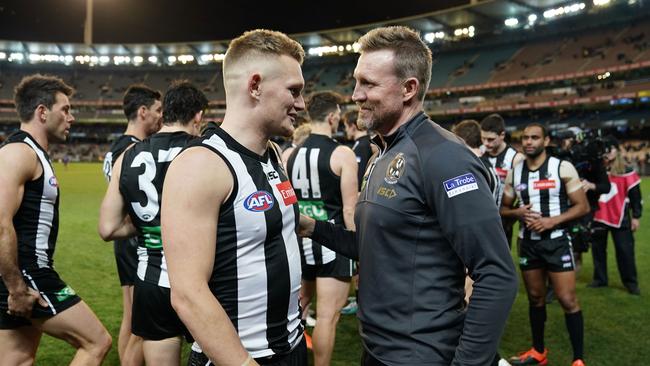 Adam Treloar and Nathan Buckley may be parting company, but it is for the reasons the club wants their fans to believe?