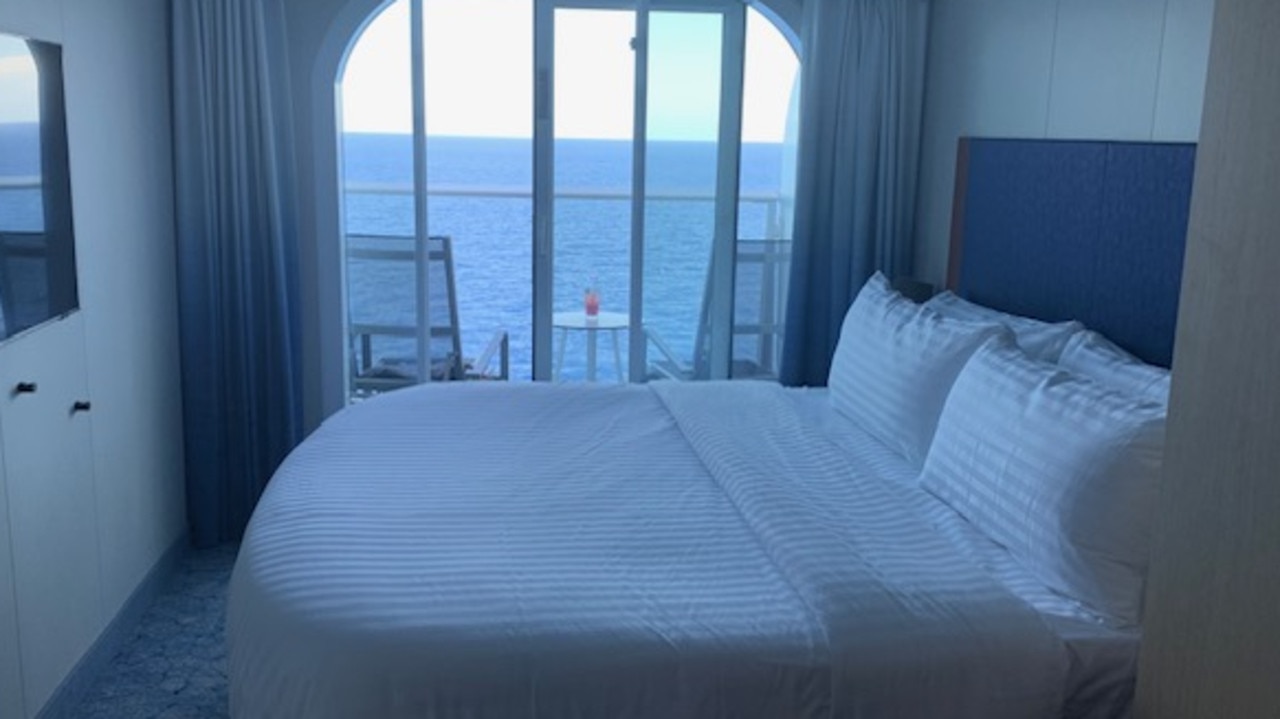 Utopia of the Seas cabins with a balcony. Picture: Supplied