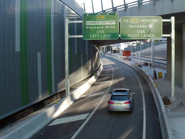 The State Government has released a series of videos for motorists to experience driving through the $3 billion NorthConnex tunnels before they are opened. Picture: Supplied