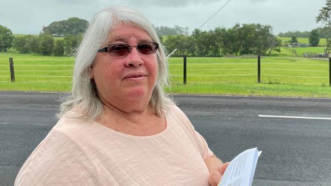 Yandina resident Marie Reeve wants basic infrastructure upgraded throughout the township before more residential development is allowed to go ahead.