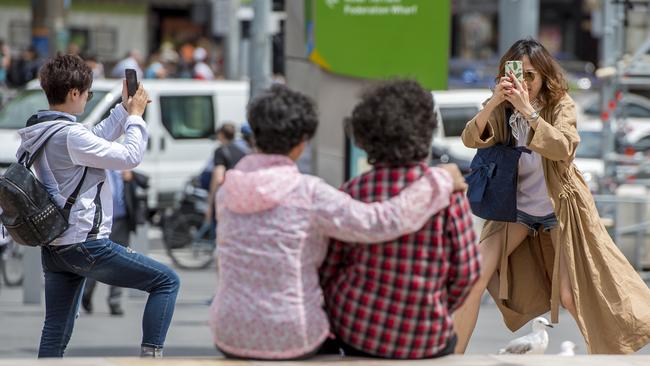 Federation Square has been voted the No 1 tourist destination in Victoria with Chinese tourists being the biggest visitors. Picture: News Corp