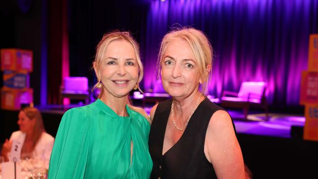 Sue Baldwin and Jo Pearce at the Gold Coast Film Festival Women in Film Lunch for Gold Coast at Large. Picture, Portia Large.