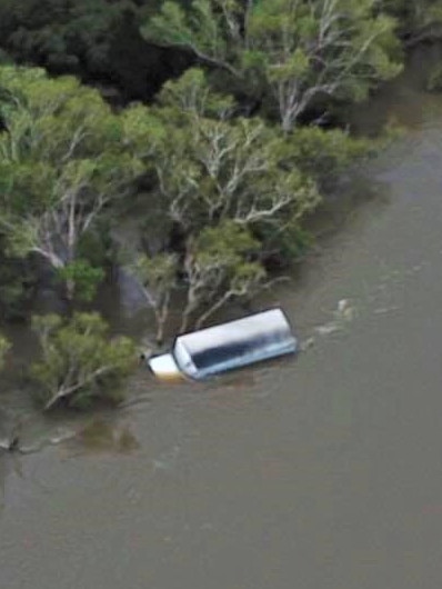 A removalist truck has been the third vehicle to swept off the causeway at the Archer River north of Coen this wet season. 