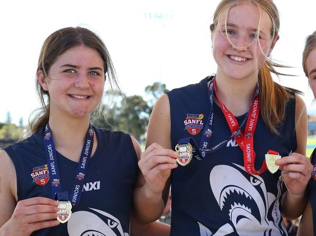 Lucy Moore (left) has been a star for Henley and WWTFC this season. Picture: Peter Argent