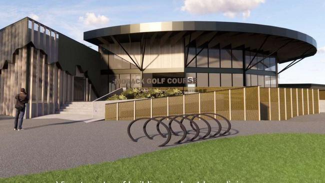 An artist's impression of the new pavilion planned at Vermont South's Morack Golf. Picture: Whitehorse Council.