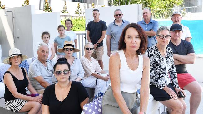 Helen Seitam and other Drift Coolum unit owners are calling on council to refuse an application for four of the units to be used as short term accommodation. Picture: Patrick Woods.