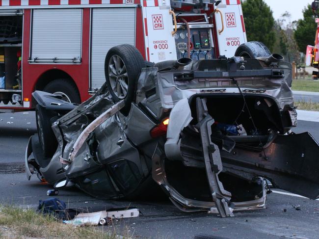 A car accident has left one person dead. The accident was at the corner of Narre Warren - Cranbourne Rd and Ormond Rd, Narre Warren North. The accident happened at approx 7.30pm Saturday 05/11/16 Picture: Grant Lynch