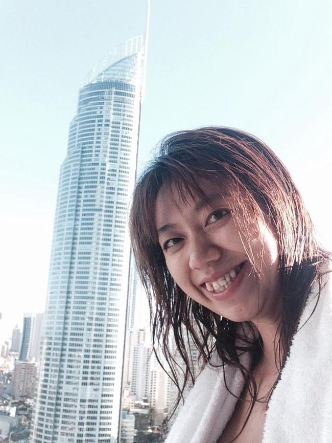 Crystal Chao, pictured in Surfers Paradise. Photo: Facebook.