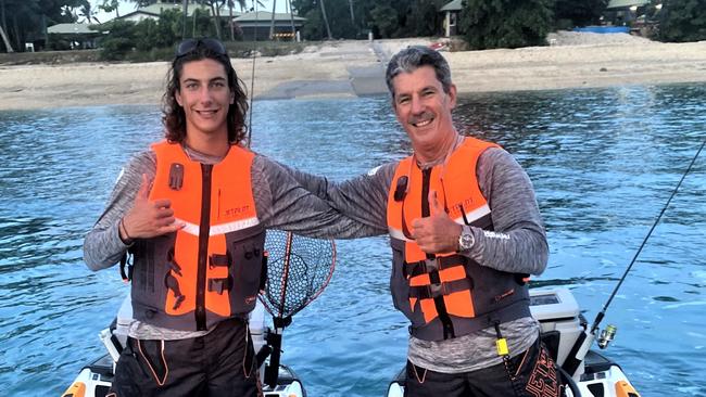 Whitsunday father and son duo Steve and Rhys Ward hope to raise $5000 for Variety – the Children's Charity by doing the Yamaha Variety Jet Trek. Photo: Contributed