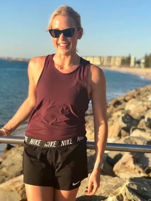 GOOD CAUSE: Premier Steven Marshall's Director of Media and Communications Ashton Hurn, pictured during a break in training for the Adelaide Coastrek, raising funds for Beyond Blue. Supplied