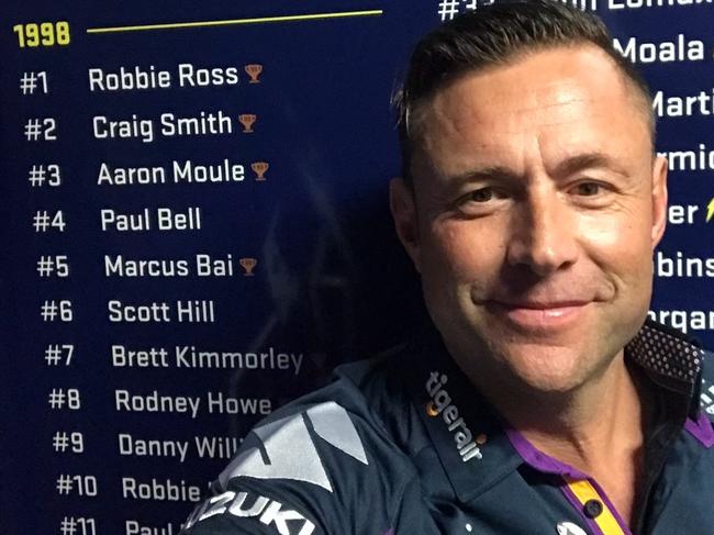 Melbourne Storm’s 1999 premiership hero Craig Smith.