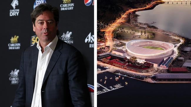 Gillon McLachlan is set to make a big Tassie announcement.