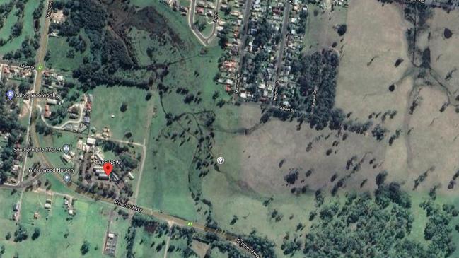 The new Eurobodalla regional hospital will be constructed in vacant land to the east of Moruya TAFE: Picture: Google Maps