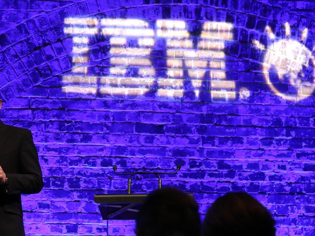 IBM Managing Director Andrew Stevens at the IBM launch of Australia's New Digital Divide report in Sydney's Walsh Bay on Tuesday.