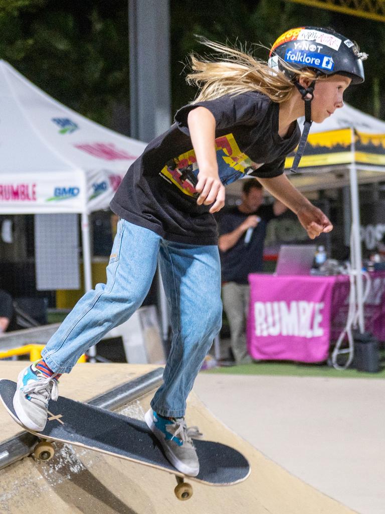 Abby Rose McMahon at Rumble On The Reef Sugar Bowl Skatepark Saturday 23 September 2023 Picture:Michaela Harlow