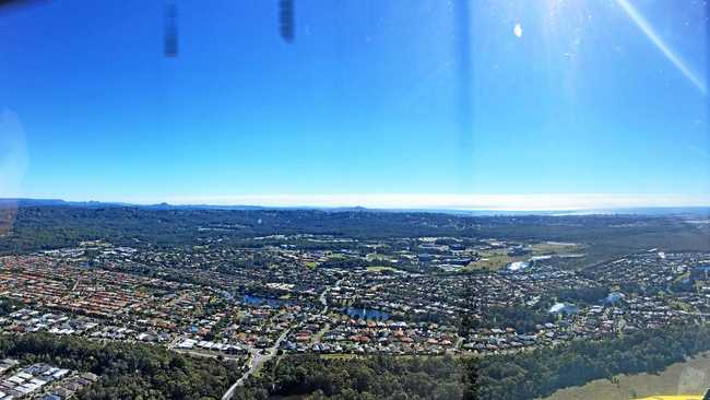 Sunshine Coast from the air. Picture: Erle Levey