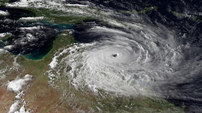 Queensland could be in for more damaging cyclones, according to a new report. Picture: US National Oceanic and Atmospheric Administration