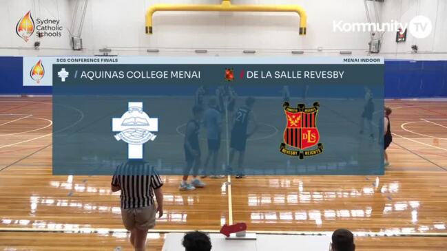 Replay: Sydney Catholic Schools boys basketball (Conference 3) - Menai Sports Centre - Aquinas Catholic College, Menai v De La Salle College, Revesby (Junior Boys Semi-Final)