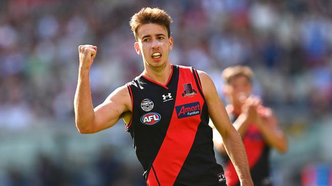 Nic Martin produced a dazzling debut after having to wait for his AFL opportunity. Picture: Getty Images