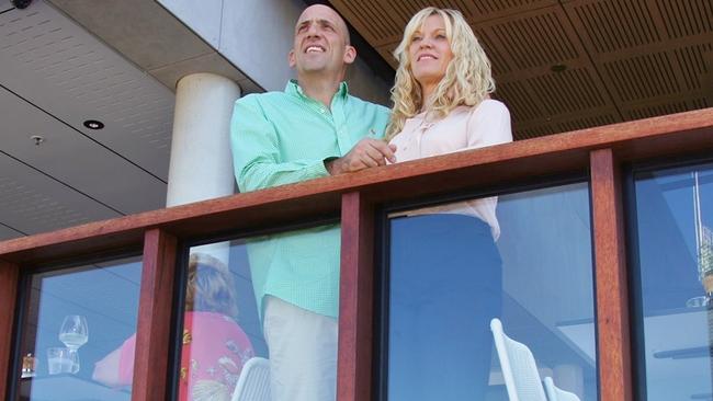 Peter and Tracey Cianci pictured at their restaurant, Edgewater Dining &amp; Lounge Bar, at the Capri on Via Roma shopping centre after it opened.