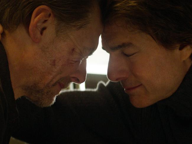 Simon Pegg and Tom Cruise in Mission: Impossible – The Final Reckoning.