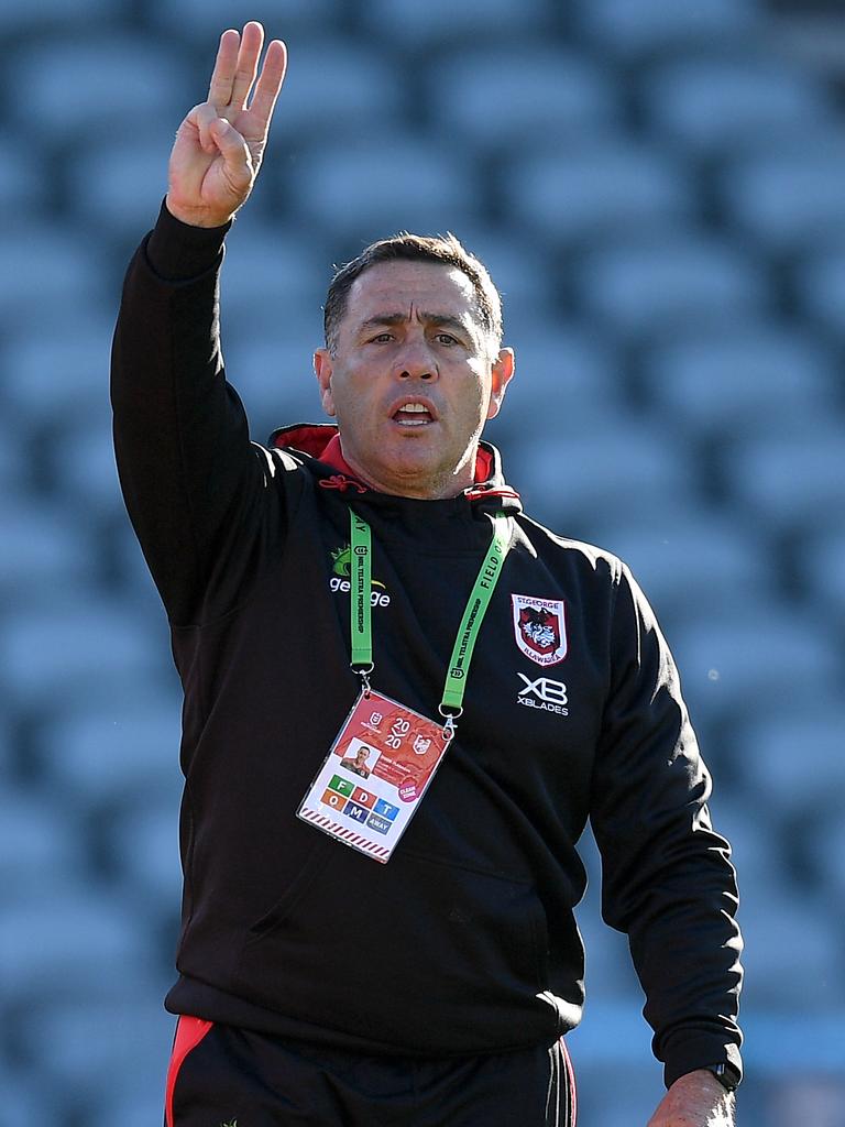 Shane Flanagan is in the running for the Dragons’ coaching spot. Picture: AAP